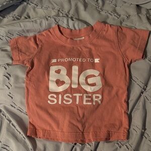 Big Sister Pink Kids T-Shirt